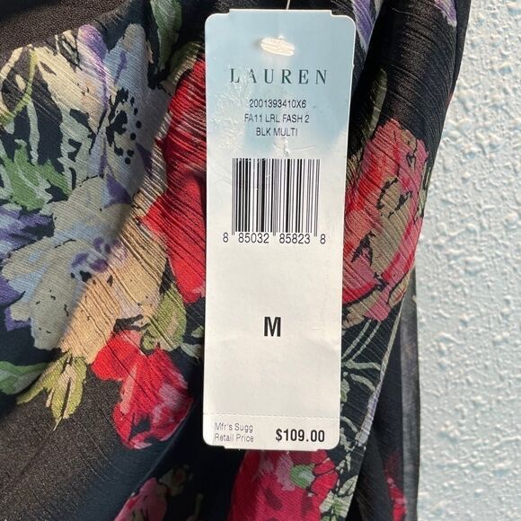 NWT Lauren Ralph Lauren Floral Skirt Size M - Picture 4 of 5